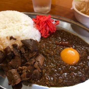 ホルモンキーマカレー